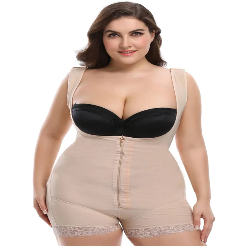 Butt Lift Tight Sculpting Body Shaper Fat Control Shapewear Full Body Bodysuits Women Sexy Underwear Slimming Shapewear