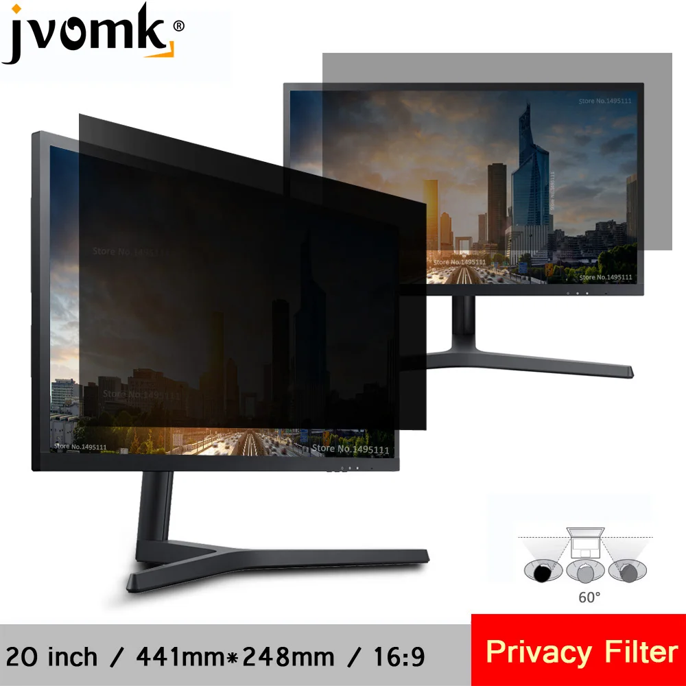 20 inch Widescreen Computer Privacy Screen Filter Laptop LCD Monitor Anti-Glare