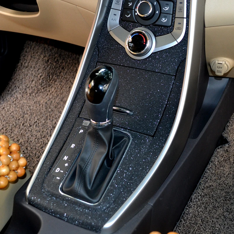 Автомобильный Стайлинг, Автомобильный интерьер, центральная консоль, изменение цвета, углеродное волокно, формовочные наклейки, наклейки для hyundai Elantra 2012-2013