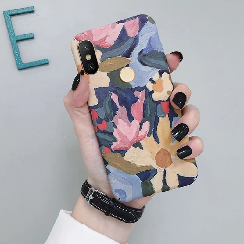YouHua YueTuo чехол, чехол, для Xiaomi mi 8 Se 8se mi 8 6 mi 6 15 Nova3e Роскошный Жесткий чехол с милым мультяшным цветочным принтом - Цвет: YouHua