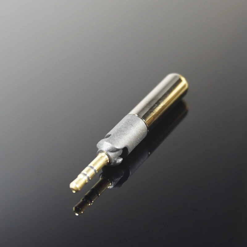 

HiFi sen518 558 598 HiFi Copper Plug 24K Gold Plated 2.5mm plug 3 Pole Repair Headphone Plug Cable Audio Adapter DIY Connectors