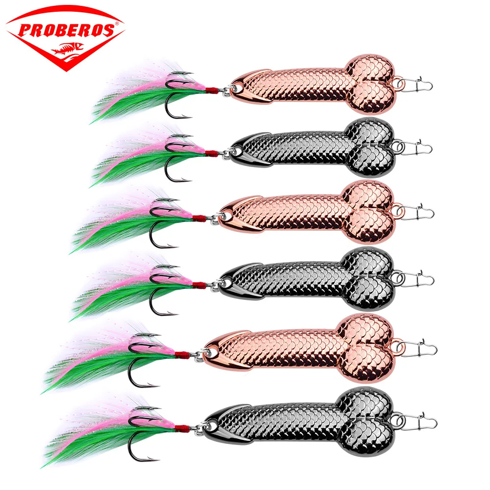

1 PCS Black/Rose Gold Metal Spoon Fishing Lure Feather Hook 3g 7g 11g 15g 21g 28g 36g Fishing Lure DD spoon Spinner Bait Fishing