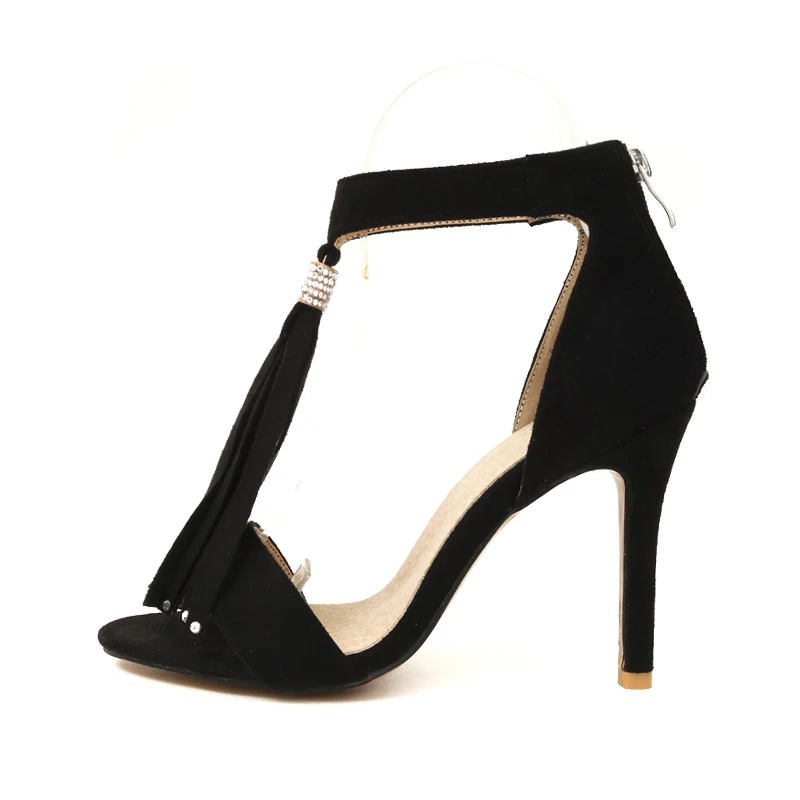 Женские босоножки с кисточками на высоком каблуке|high heel summer|sandals dresssummer women shoes |