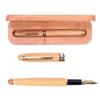 

FangNymph 0.5mm New Creative Bamboo Luxury Fountain Pen Ink For Gifts Decoration Writing Office Fountain Pen Stationery