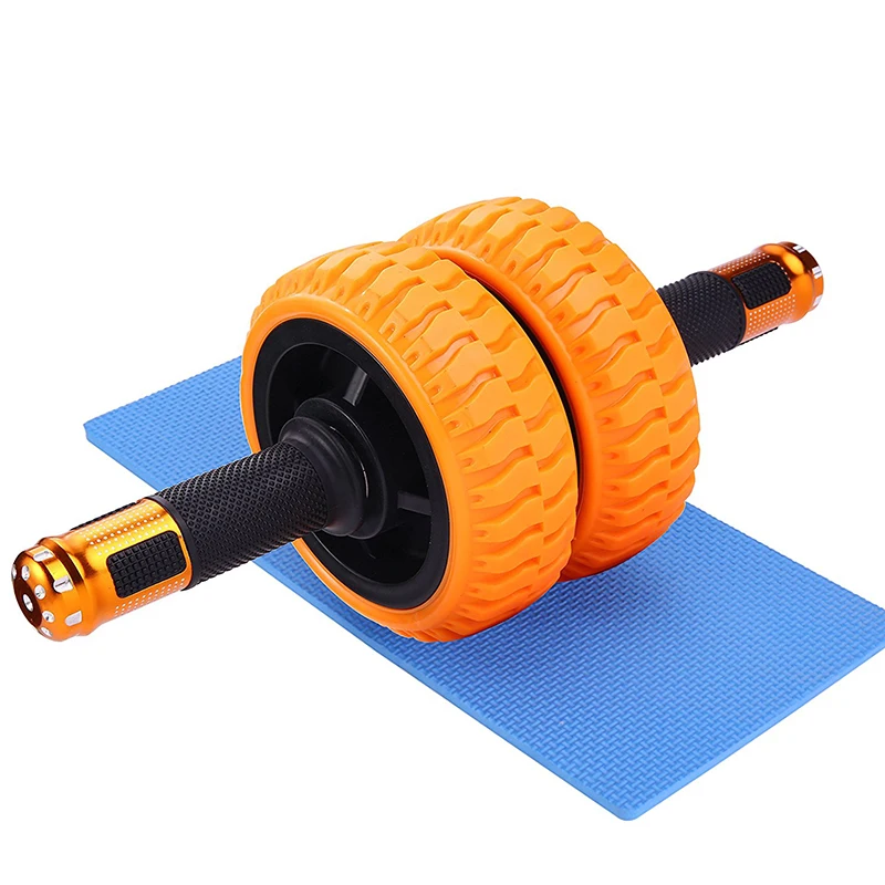 

Wnnideo AB Wheel Roller for Exercise Dual Wheels for Extra Stability and Smooth Rolling Widen Roller and Handle Quietly