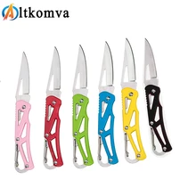 Altkomva складной карманный нож из нержавеющей стали Мини Портативный складной нож для резки фруктов практичный походный инструмент для выживания на открытом воздухе