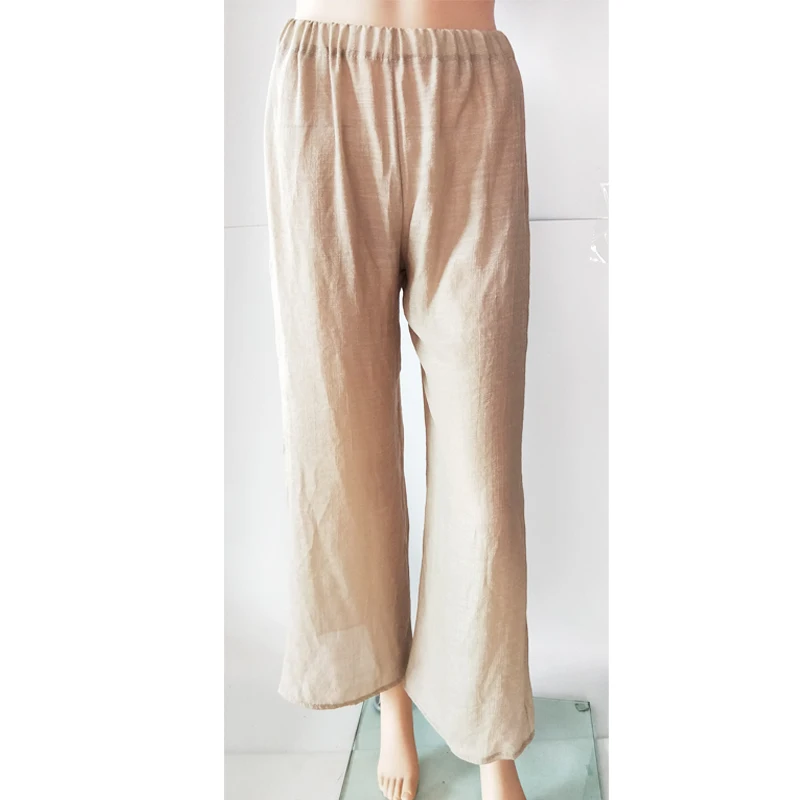 In-X брюки с высокой талией женские плиссированные широкие брюки летняя пляжная одежда брюки женские летние пляжные штаны Женская пляжная одежда - Цвет: 2030-4