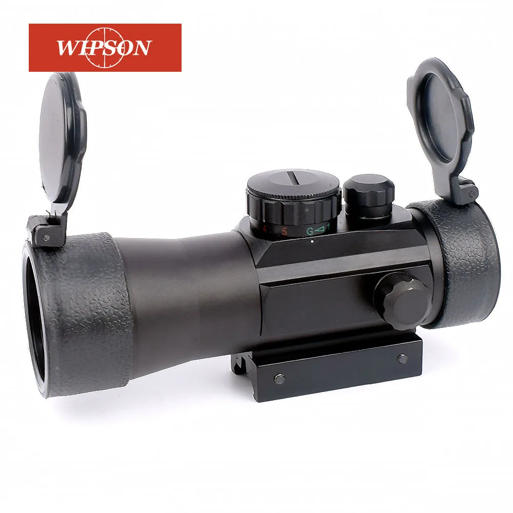 

WIPSON 2x40 RD Green Red Dot Sight Scope Tactical 11 / 20mm Rail Riflescope Fit Picatinny Mount Hunting Scopes