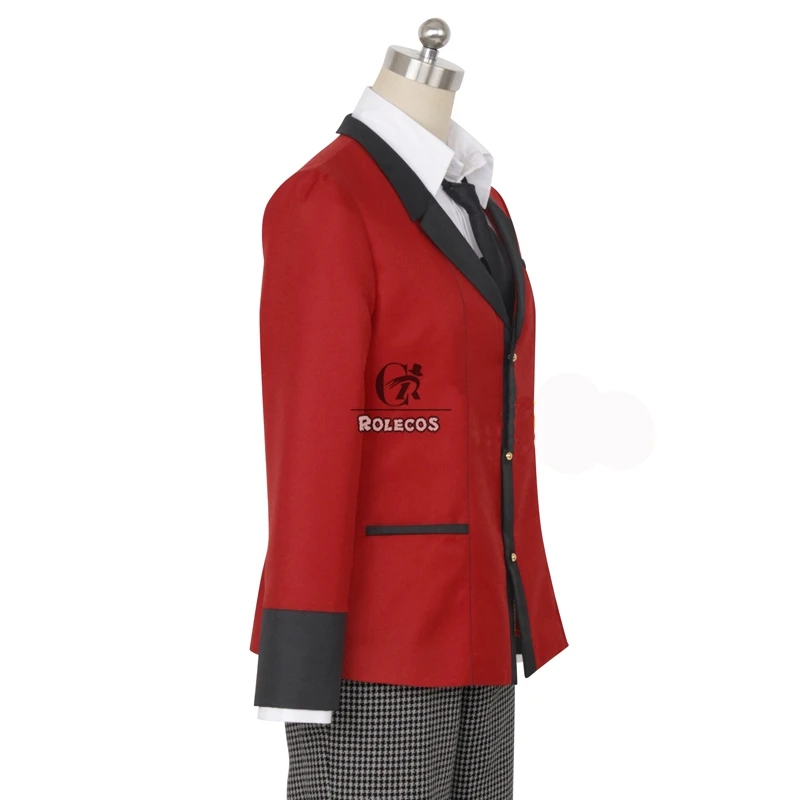 ROLECOS бренд аниме Kakegurui Косплей костюмы компульсивный игрок Suzui Ryouta косплей костюм