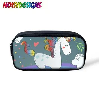 

Big Zipper Unicorn Pencil Case capacity Canvas School Pencil Bag Storage bag pen Pouch School Supplies Stationery Mochila Bolsa