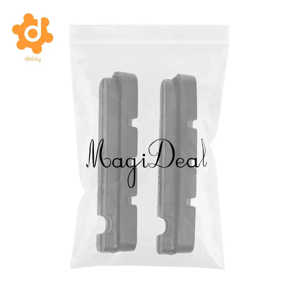 MagiDeal 2Pcs Rubber Road Bike Brake Replacement Pads Blocks Cycling Bicycle V-brake replacement brake pads for carbon rims 58mm