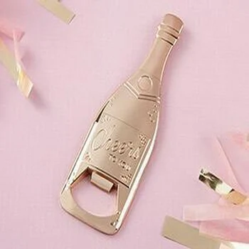 

2018 New Creative Golden champagne beer opener Parties Wedding Gift 50pcs