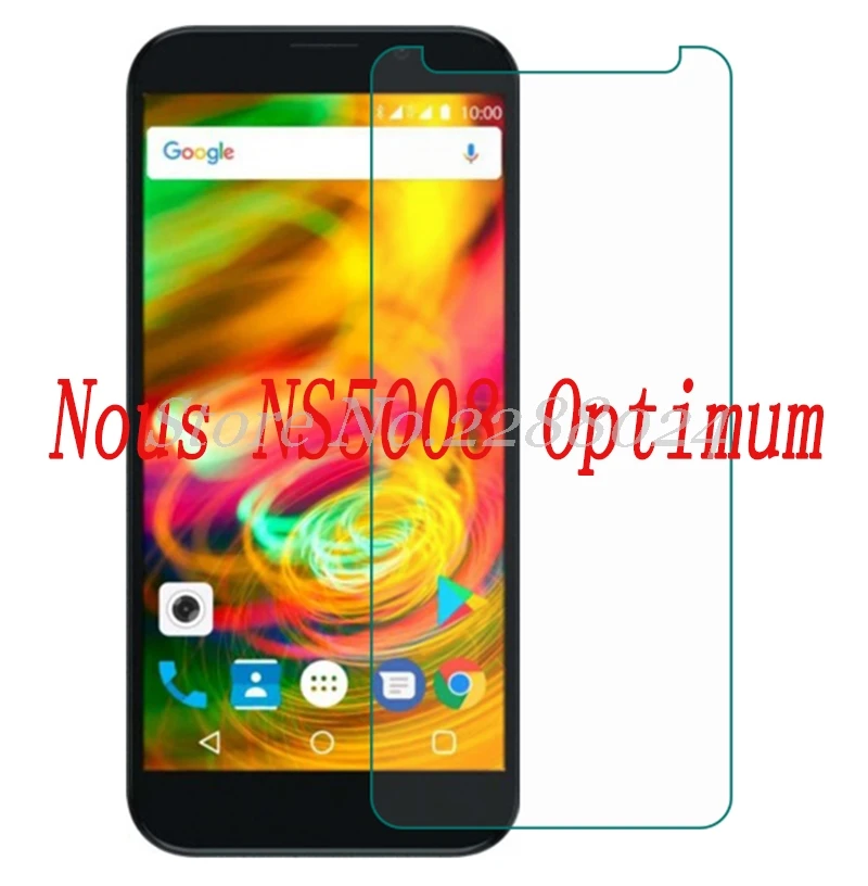 

Smartphone 9H Tempered Glass for Nous NS5008 Optimum NS 5008 5" Explosion-proof Protective Film Screen Protector cover phone