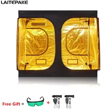 Тент для выращивания 50*50-240*240 higt100-200 для внутреннего сада Гидропоника светодиодный светильник для выращивания в коробке железная труба Ткань Оксфорд тент для выращивания