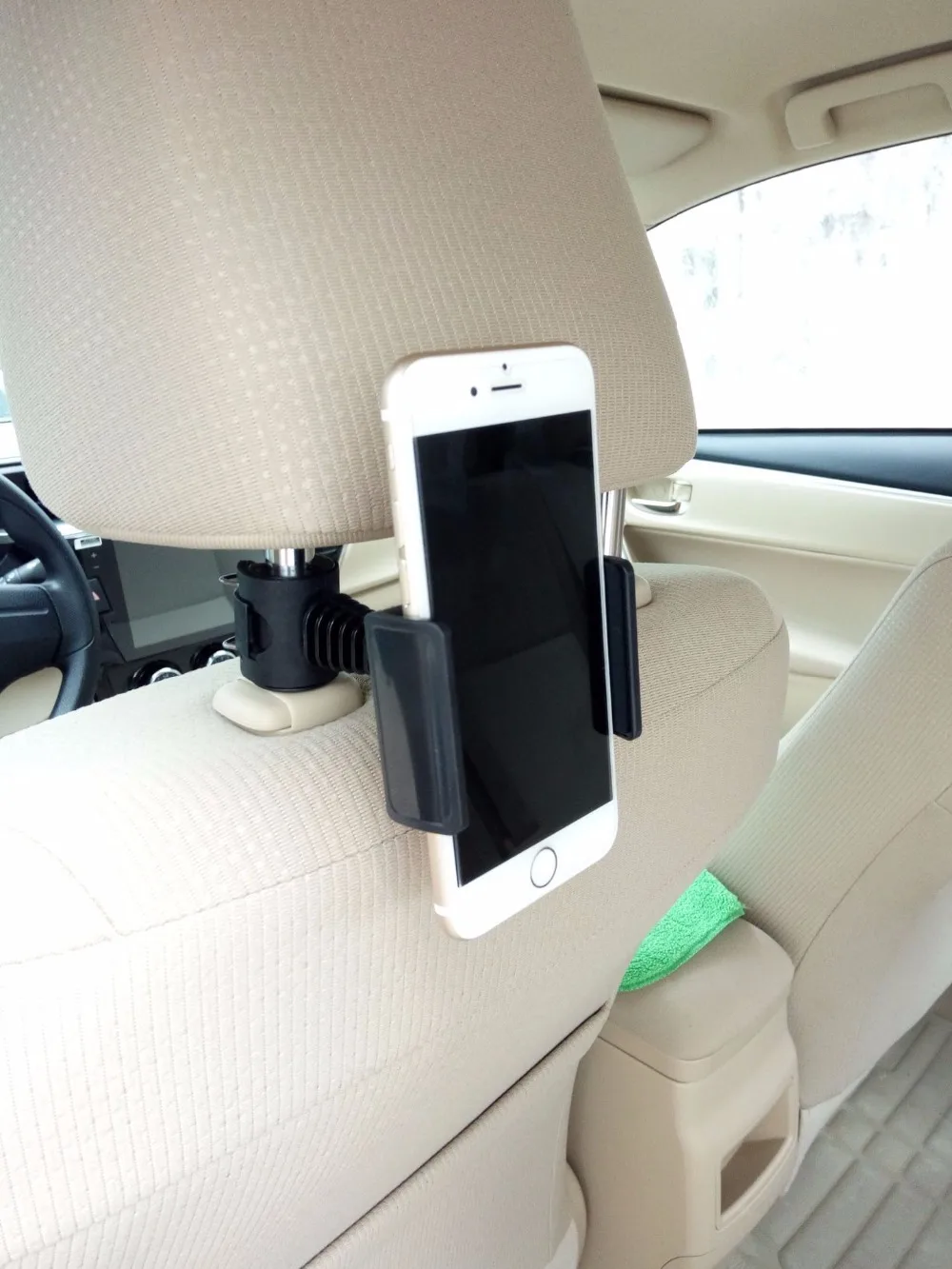 Автомобильный держатель планшета сиденье регулируемая стойка для Ipad автомобильный держатель телефона для подголовника 360 Вращение держатель мобильного телефона