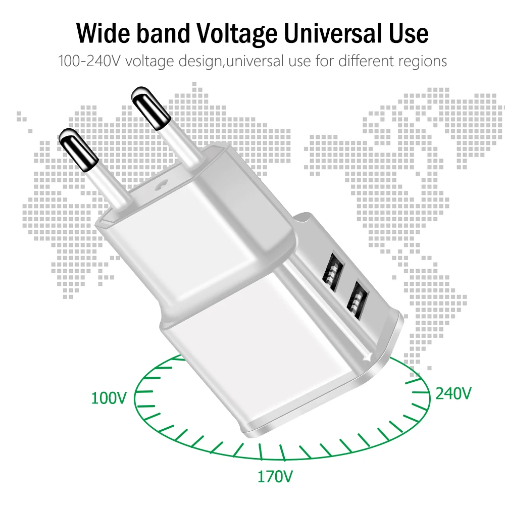 USB зарядное устройство, дорожное зарядное устройство, настенный адаптер, зарядное устройство для мобильного телефона samsung, Xiaomi, huawei, кабель Micro USB для мобильного телефона