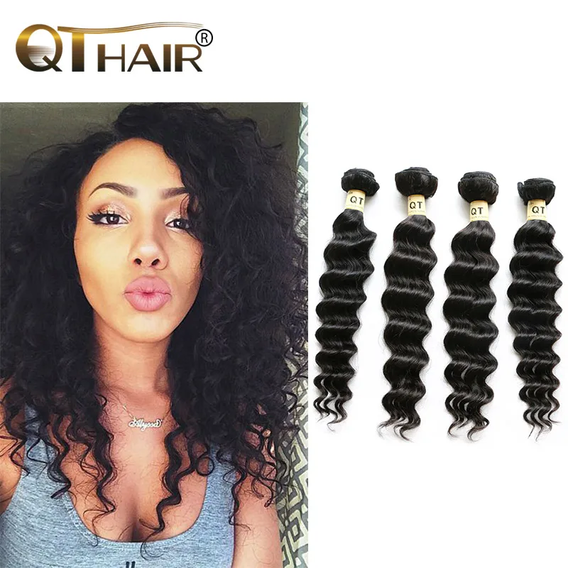

Loose Deep Wave Malaysian Virgin Hair 4 Bundles 8A Grade Virgin Unprocessed Human Hair Weave Malaysian Curly Hair Extensions