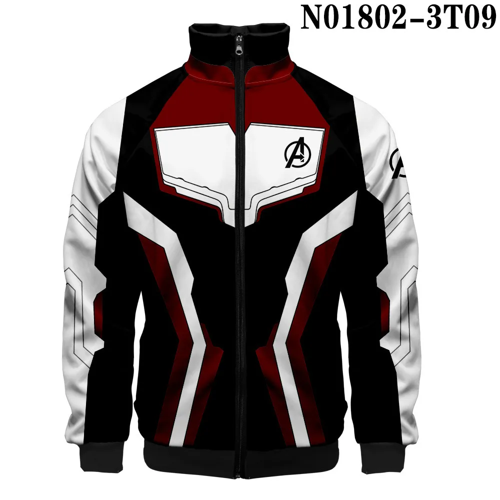 Hoodie Cosplay Avengers Endgame Quantum Realm Sweatshirt Jacket Advanced Tech Costumes Avengers End Game Hood Superhero Hoodies