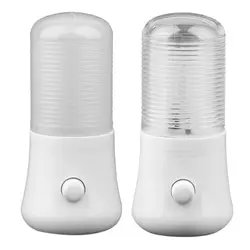 Светодиодный светильник для ночного освещения, настенный, яркий, белый, энергосберегающий, с питанием от переменного тока, 220 В, 50 Гц, с