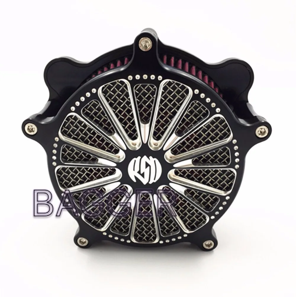 Air Cleaner Intake Filter System air Filter for Harley Softail Touring Dyna Wide Glide Breakout