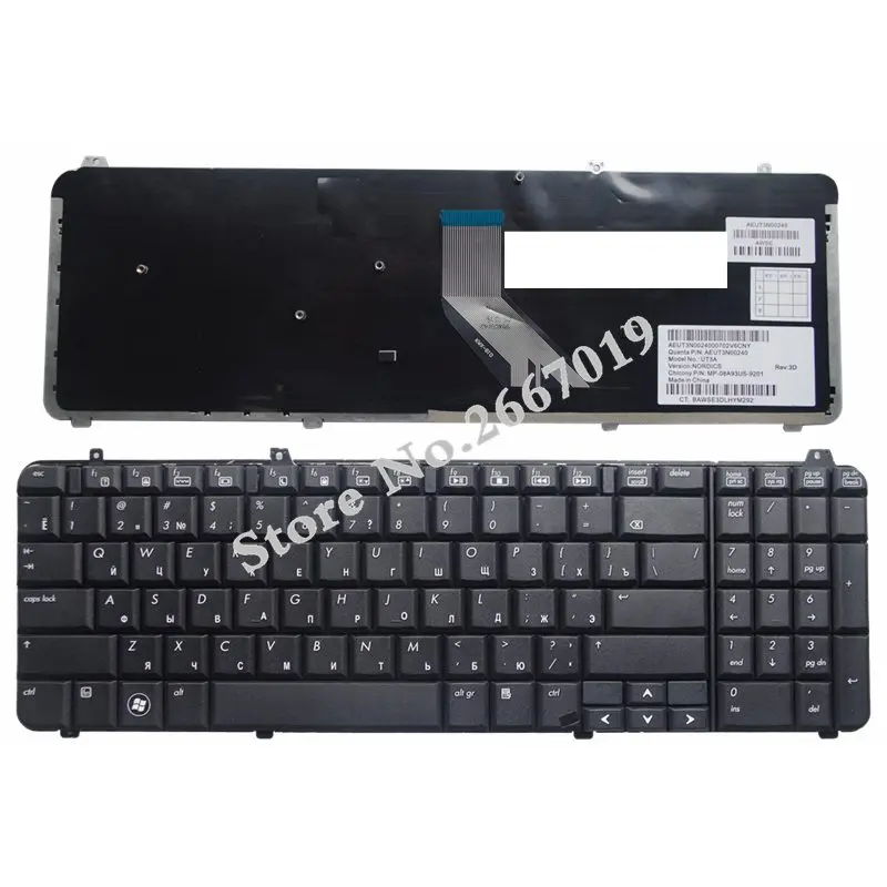  Russian  Keyboard FOR HP DV6-1000 DV6-1200 DV6T-1000 DV6T-1100 DV6T-1300 DV6-2000 DV6 DV6T RU lapto