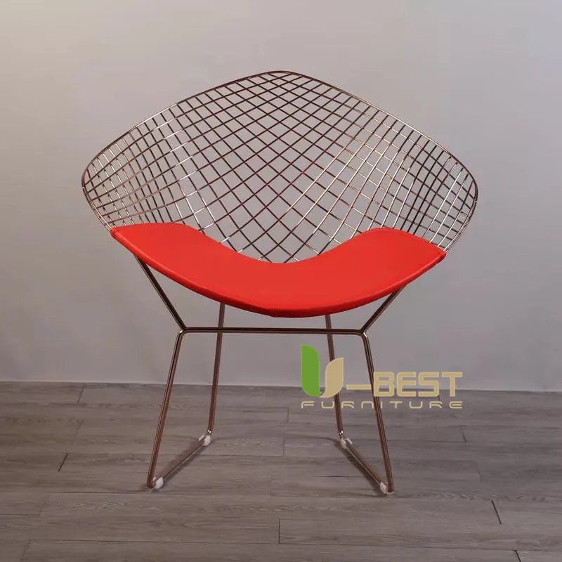 U-BEST Bertoia алмаз кресло для отдыха, Гарри бертоя стиль провода уличное кресло обеденный chiar