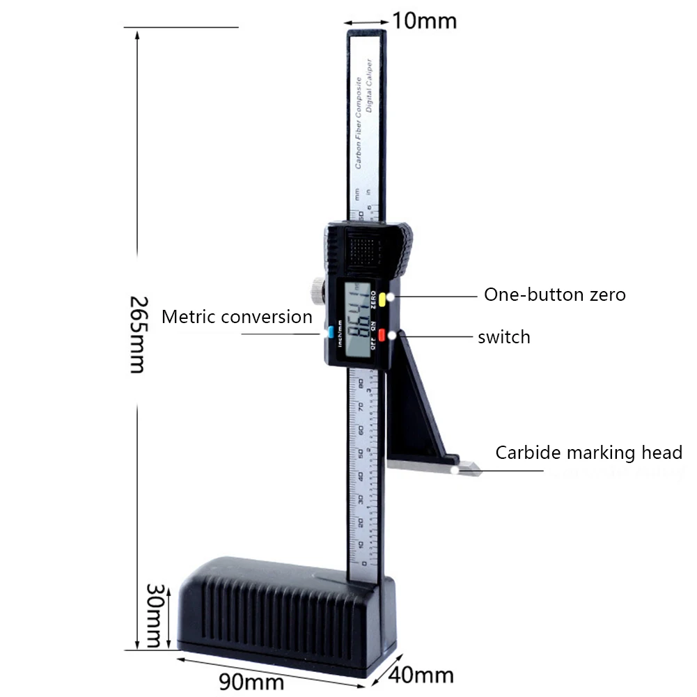 Цифровой электронный датчик высоты 0-150 мм штангенциркуль высота штангенциркуль с линейкой деревообрабатывающий стол маркировочная линейка