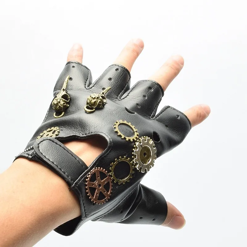 Goth Punk PU Gloves (3)