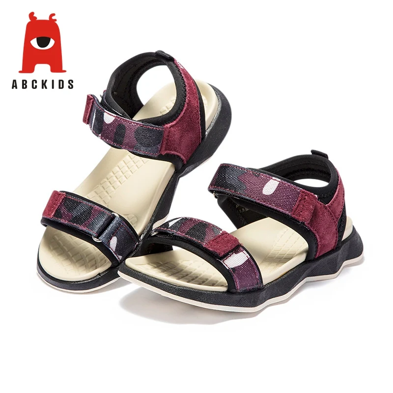 

Abckids Baby Boy sandals Soft Sole Shoes Anti-slip Sandals Mixed-color sport pu leather baby boys sandals shoes