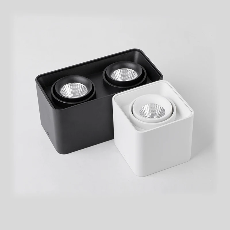 Levou as Luzes do Tecto Iluminação para Casa Luz de Teto Duplo Cabeça Lâmpadas Led Rotativa Gu10 Montagem Lâmpada Decorações 7w 14w 5 Cheap Luzes de teto