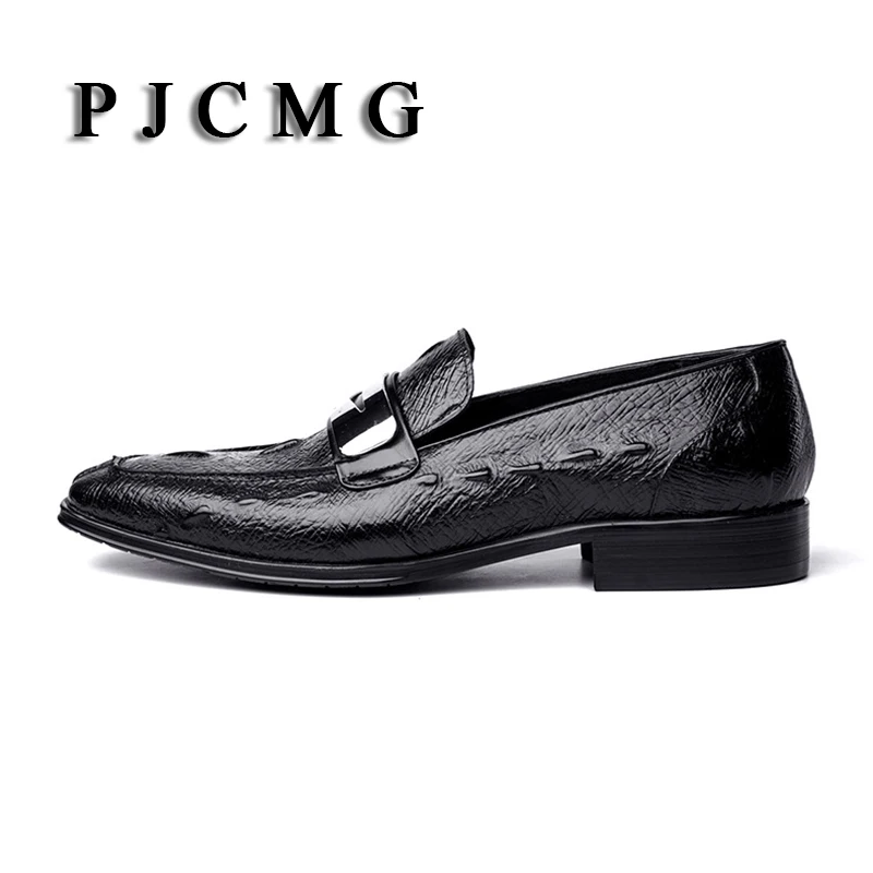 Oxford De blue Couro brown Qualidade Alta Glitter Genuíno Pattern Slip Dedo Crocodile Black Para Homens Respirável on Moda Marca Sapatos Pjcmg Apontado w5CnaqRq