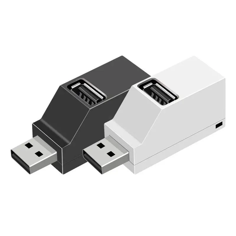 3-Порты и разъёмы USB концентратор Мини-в-линии с высоким уровнем Скорость концентратор разделитель поля для портативных ПК U-кард-ридер