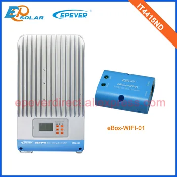 

Solar 48V regulator MPPT,Free Shipping 45A IT4415ND+wifi eBOX EPEVER Solar Battery Charging 12V/24V/36V/48V auto work