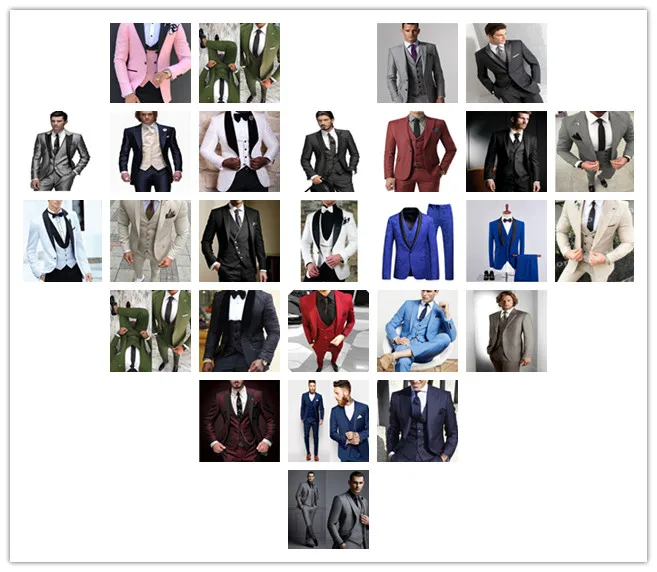 Мужские костюмы Terno Masculino (куртка + брюки жилет) Жених с двумя пуговицами жениха