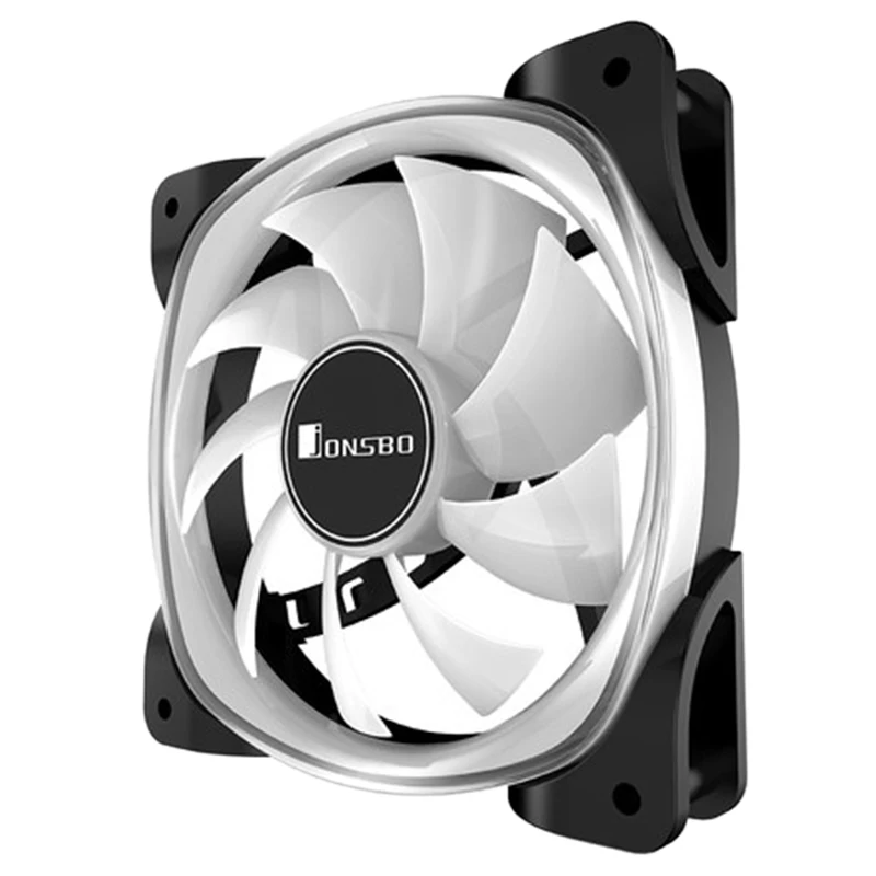 

SANQ Jonsbo Fr-701 Fan Pc Case Fan Cooler 12Cm Rgb Aura Led Computer Cpu Cooling Fan 12V Mute Pc Case Fan For Computer