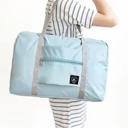 Большой Ёмкость складная сумка Водонепроницаемый нейлон дорожные сумки Для женщин Для мужчин Организатор Упаковка кубики Чемодан девушка