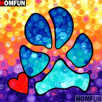 

HOMFUN Full Square/Round Drill 5D DIY Diamond Painting "Heart pattern" 3D Embroidery Cross Stitch 5D Decor Gift A14178