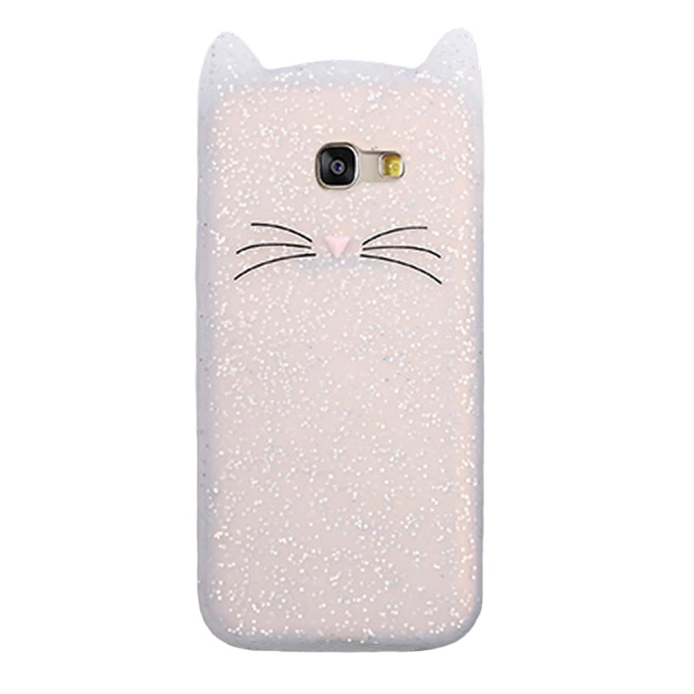 3D Cute Squishy Beard Cat Silicone Case For XiaoMi RedMi Note 5 Candy Color Soft Cover XioMi RedMi Note 5 pro 5pro Global 5.99\