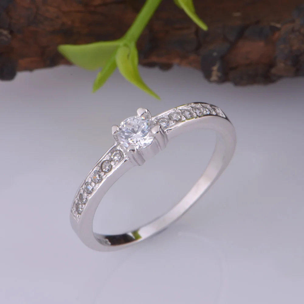 Ювелирное серебряное кольцо уникального дизайна разные цвета J411 для женщин cz свадьба юбилей
