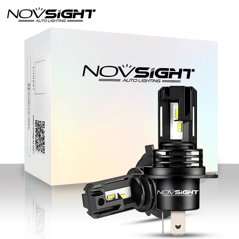 NOVSIGHT 1:1 мини-дизайн светодиодный H7 H4 IP68 Номинальная печать HB3 HB4 H11 воды и пыли 9005 9006 H1 H3 55 Вт 10000LM 12V светодиодный автомобильных фар