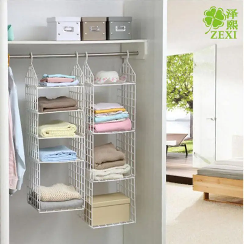 

Multifunctional foldable DIY shelf dormitory wardrobe Clothing storage shelf underwear storage