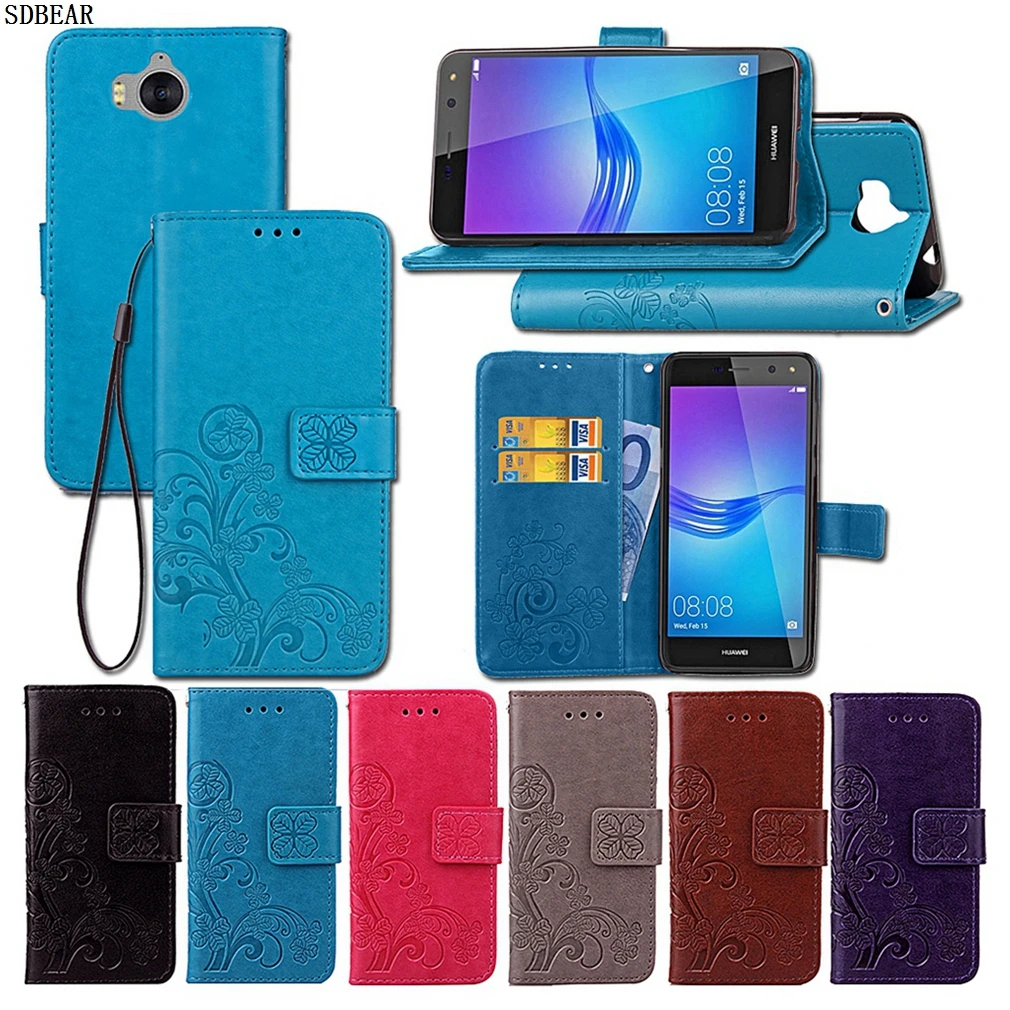 

SDBEAR For Huawei Y5 2017 MYA-L22 MYA-L23 MYA-L03 MYA-U29 5.0inch High Quality Book Stand Card Slot Cases Flip Wallet PU Leather