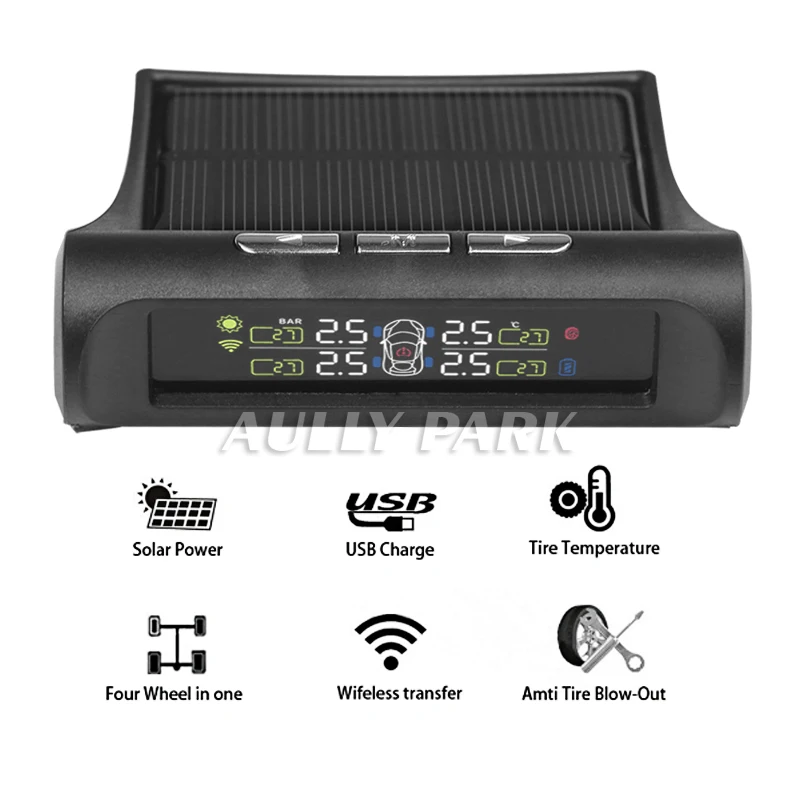 Ʈ ڵ TPMS Ÿ̾ з ͸ ý, ¾籤 , HD  LCD ÷, Ÿ̾ , Ÿ̾ µ 