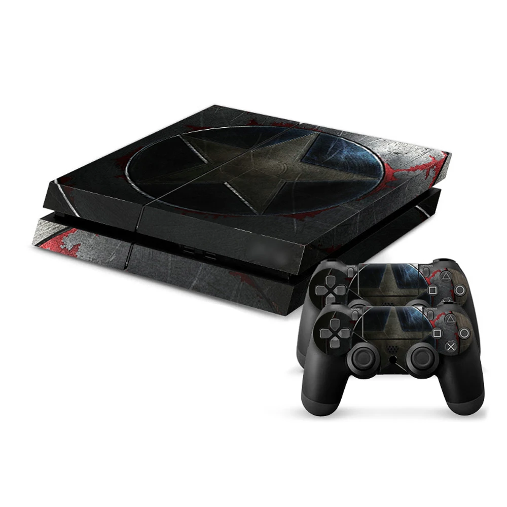 Наклейка из ПВХ для PlayStation 4 PS4 передняя и задняя Декоративные наклейки высокое