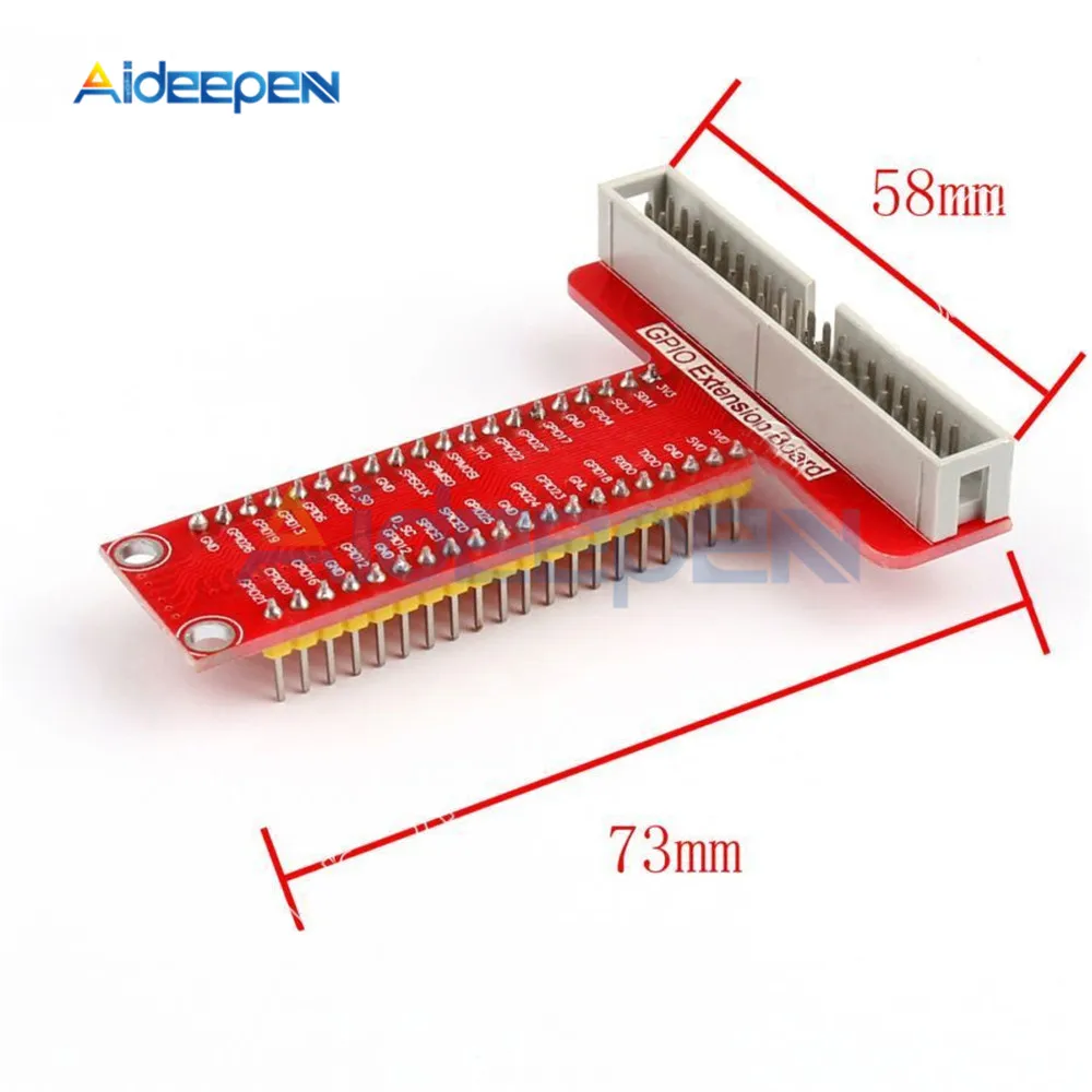 Raspberry Pi 2 3 GPIO Breakout Expansion Board Cable Breadboard Adapter T Shape