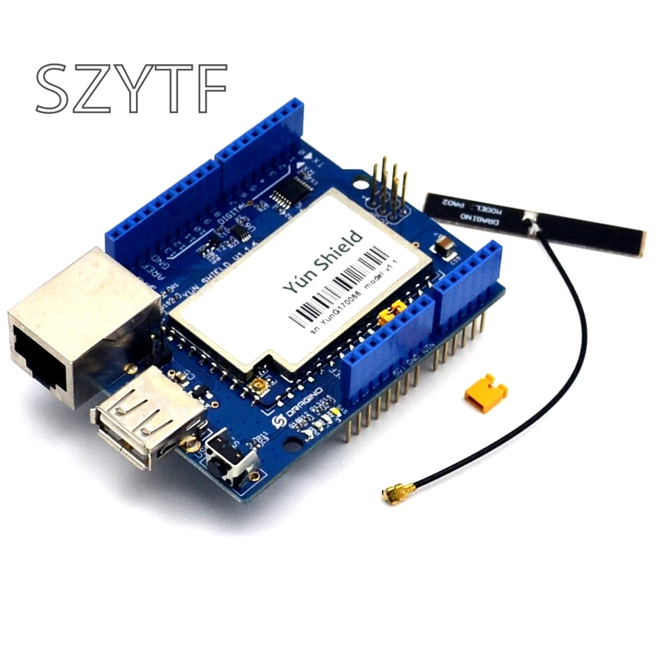 Плата расширения Yun Shield с антенной PCB для Arduino Leonardo Duemilanove Diecimila Mega2560 Плата расширения Yun Shield с антенной PCB для Arduino Leonardo Duemilanove Diecimila Mega2560