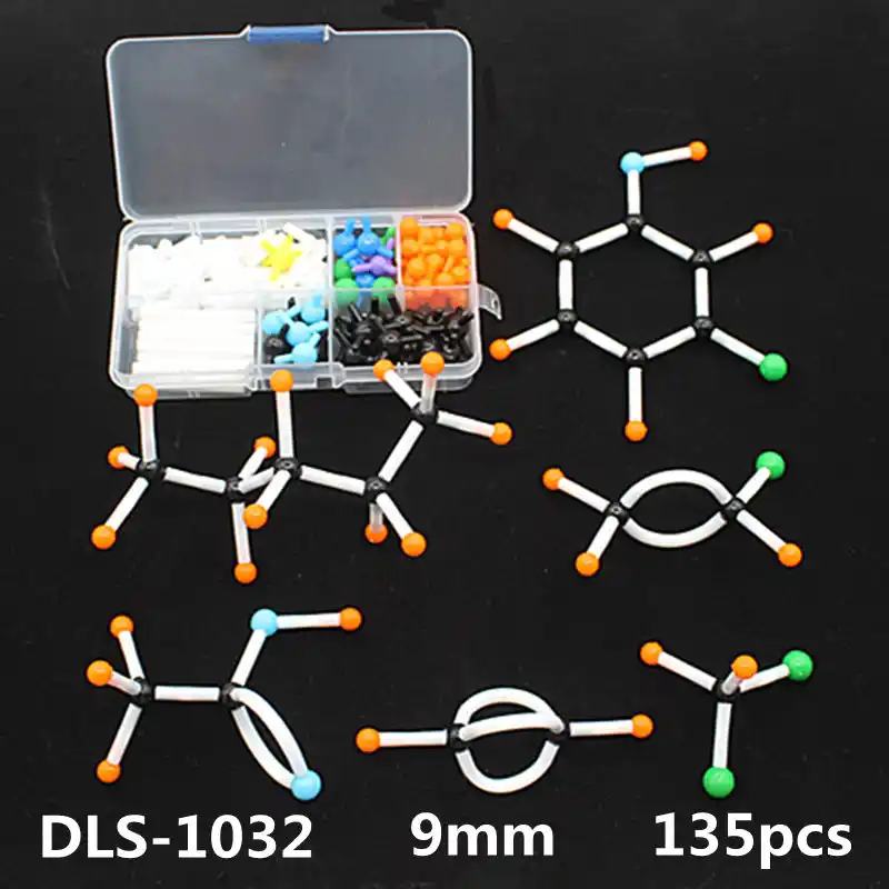 136-teiliges Molekülmodell Set - Organische Chemie Baukasten Für Lehrer & Studenten