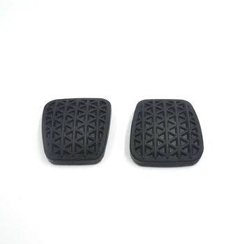 

1 Pair Brake Clutch Pedal Pad Rubber Cover Protective Case For Car Vehicle Auto