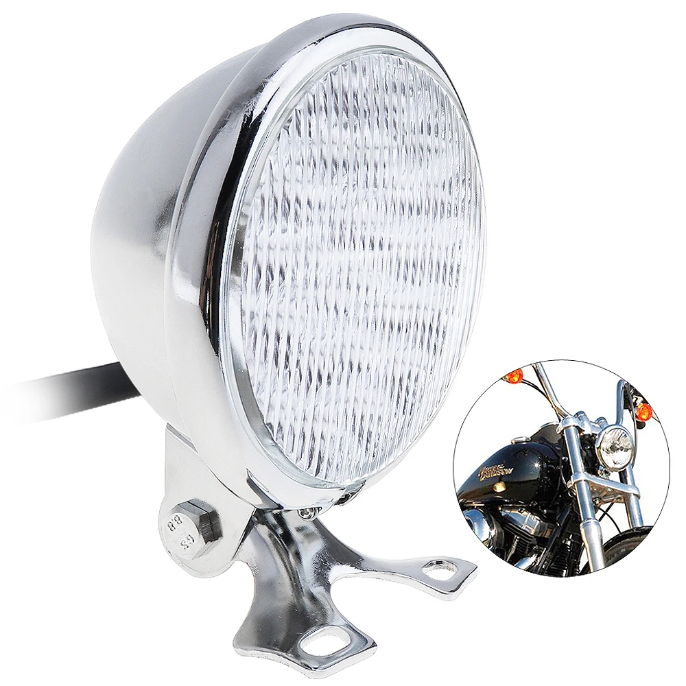 

5 Inch 35W 12V Universal Motorcycle Headlight Round LED Light with Holder