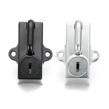 7/8″ 22mm Black/Chrome Metal Motorcycle Helmet Lock Universal For Harley With 7/8″ Round Tubing.